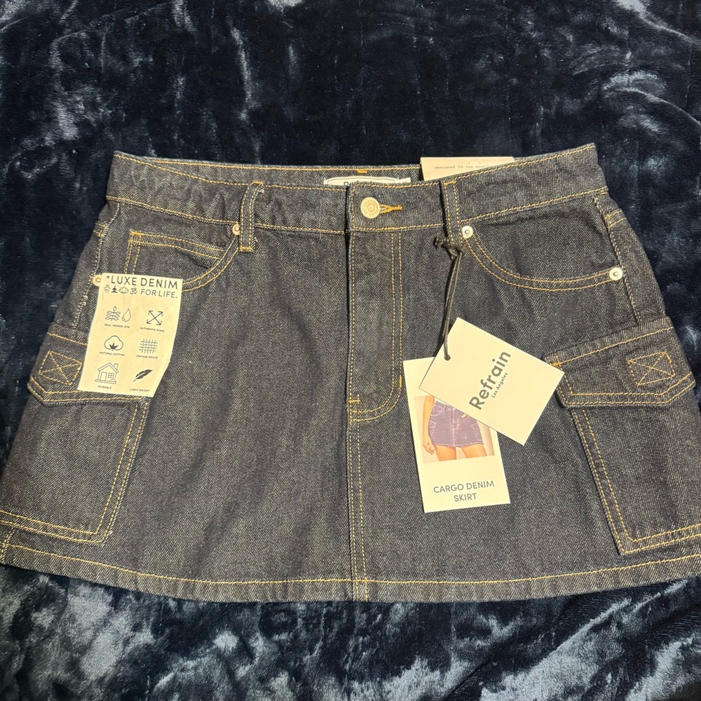 Blue Denim Skirt